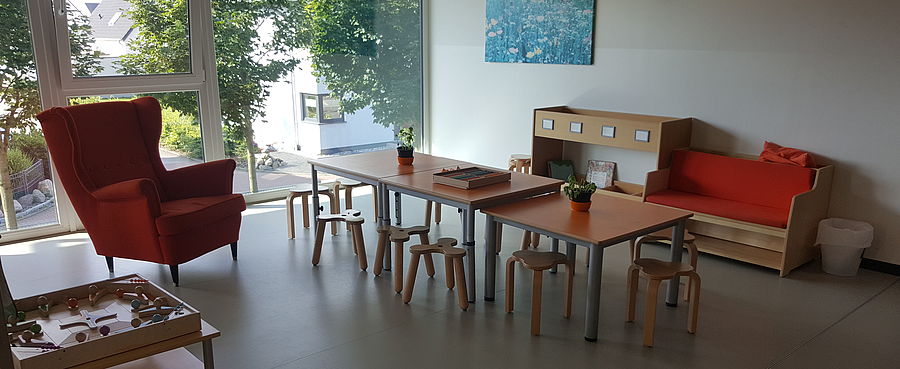 Sitzbereich oberer Flur